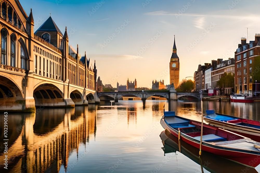 Fototapeta premium city grand canal