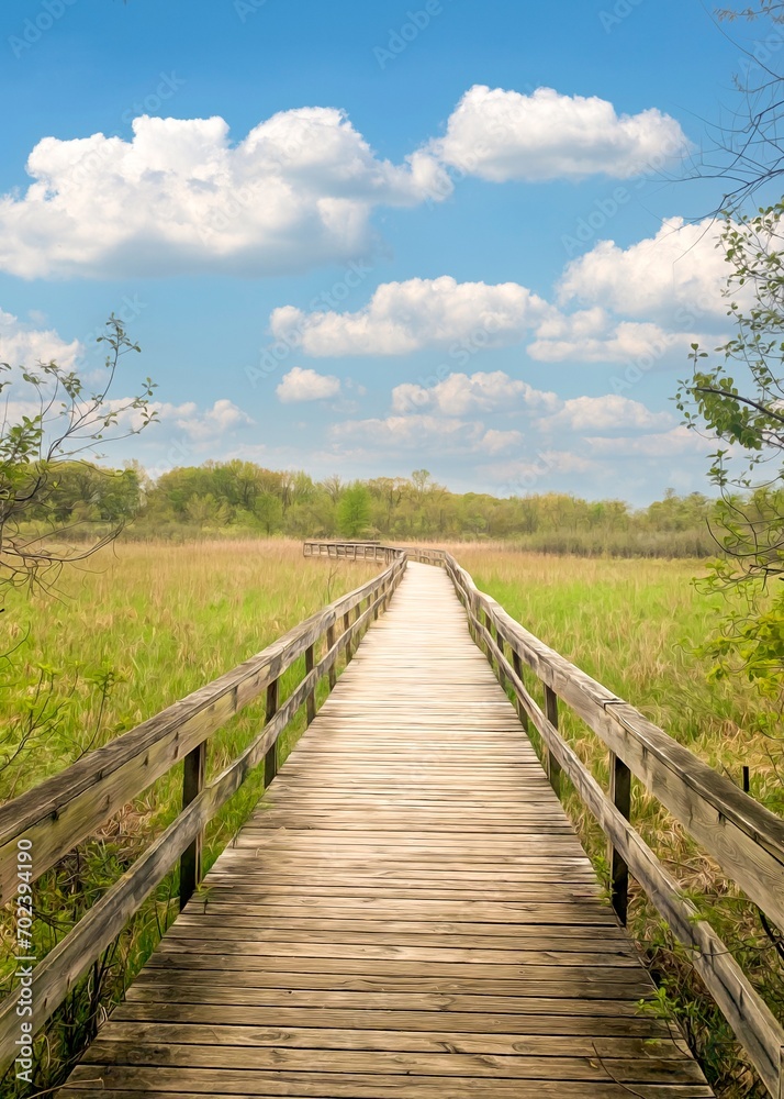 Fototapeta premium wooden bridge