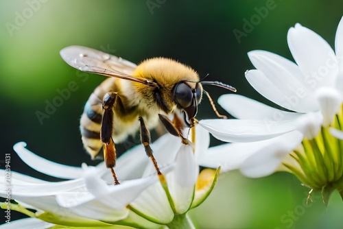 bee on flower © mijanulhoque