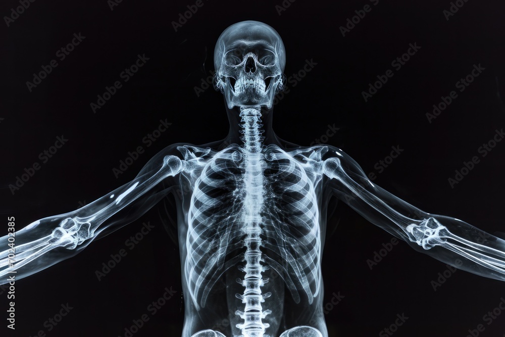A haunting glimpse into the hidden depths of the human body, revealing ...
