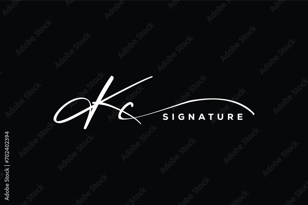 KC initials Handwriting signature logo. KC Hand drawn Calligraphy lettering Vector. KC letter real estate, beauty, photography letter logo design. KC initials Handwriting signature logo. KC Hand drawn Calligraphy lettering Vector. KC letter real estate, beauty, photography letter logo design.