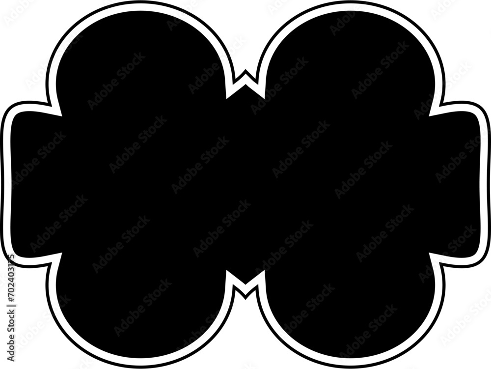 Islamic Frame Design Glyph with outline Black Filled silhouettes Design pictogram symbol visual illustration Islamic Frame Design Glyph with outline Black Filled silhouettes Design pictogram symbol visual illustration