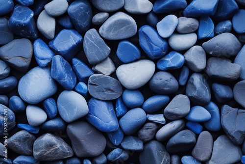 Blue stones background