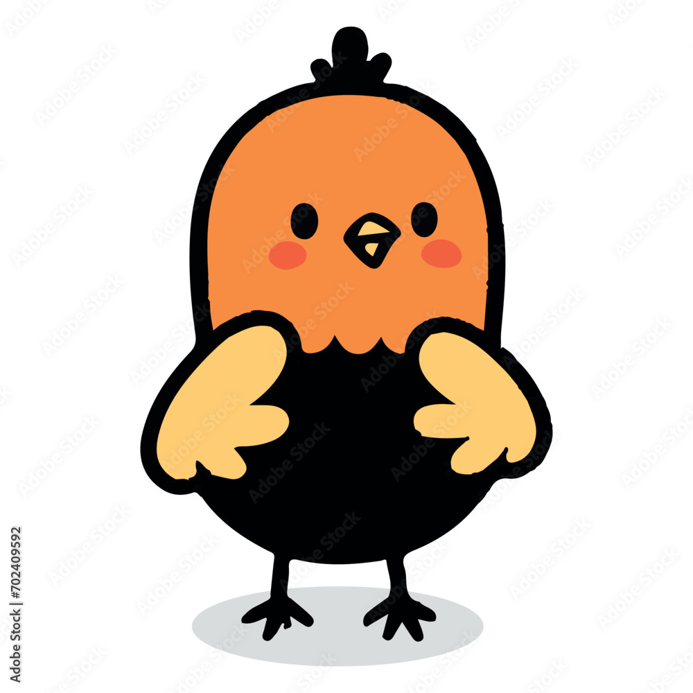 chick cartoon vector. character design. chick cartoon vector. character design.