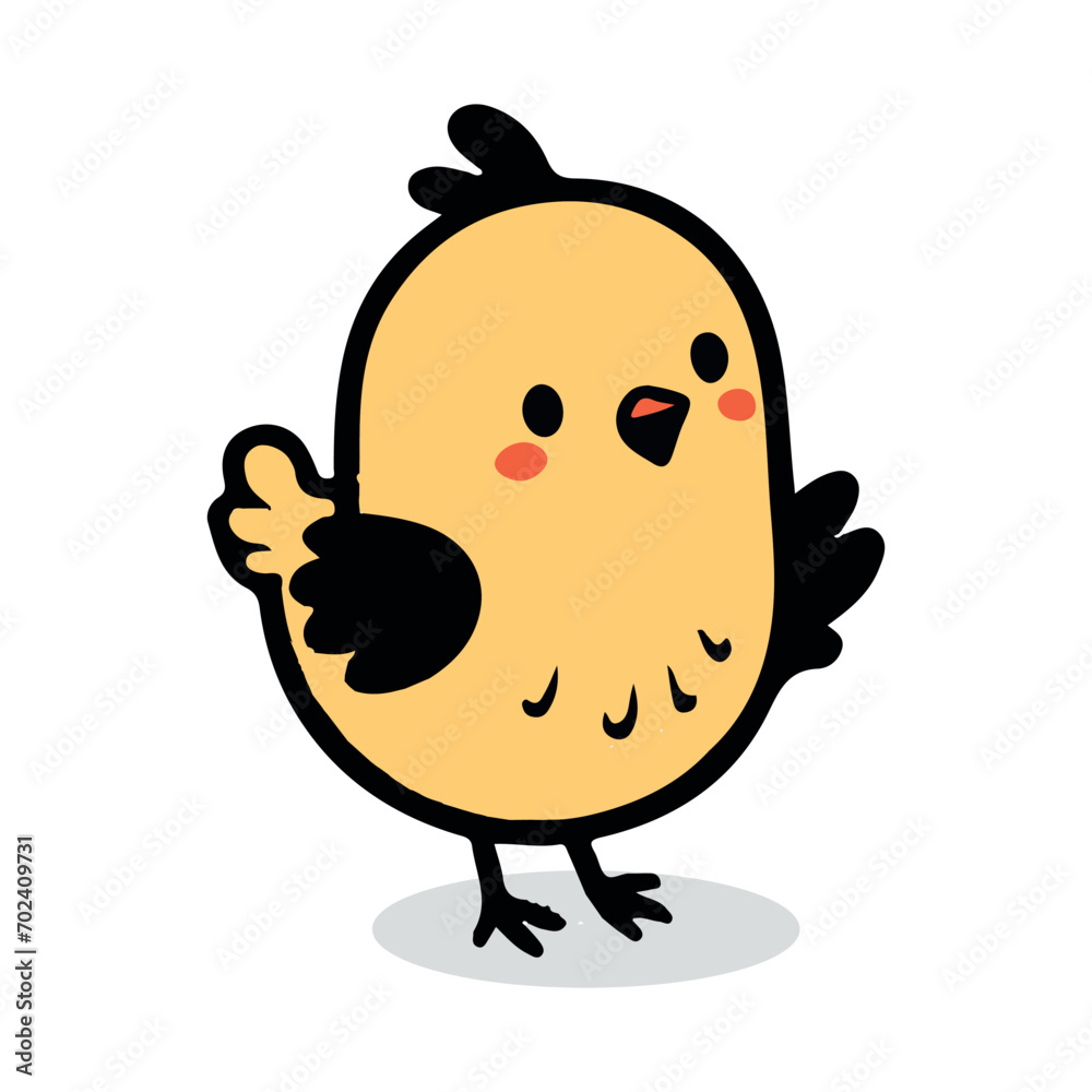 chick cartoon vector. character design. chick cartoon vector. character design.