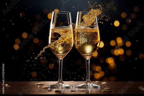 Sparkling Champagne Toast
