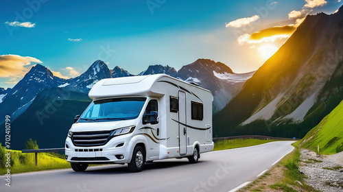 Travel in style, surrounded by natural splendor! Our motorhome gracefully journeys through stunning landscapes, making memories one mile at a time.