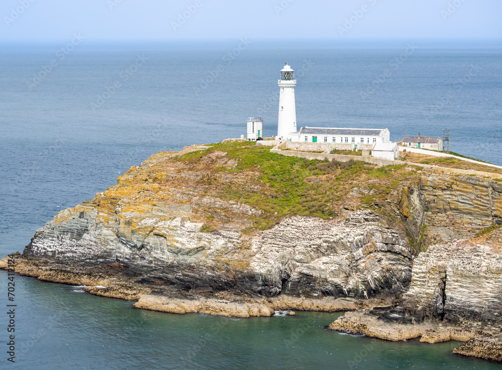 South Stack Lighthouse in Anglesey island, Wales