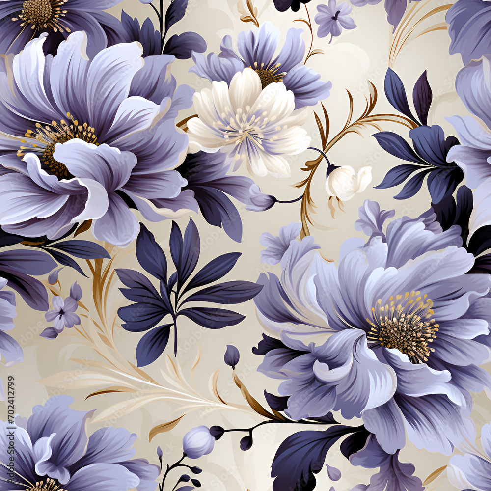 Lavendar floral pattern background Decoupage