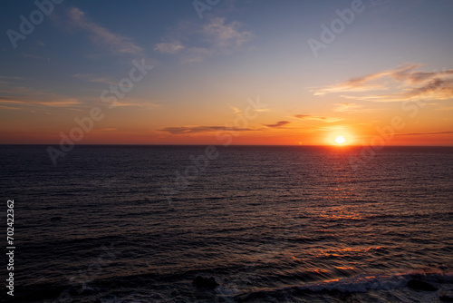 sunset at the   beach Re  aca  Vi  a del Mar  Valpara  so Chile