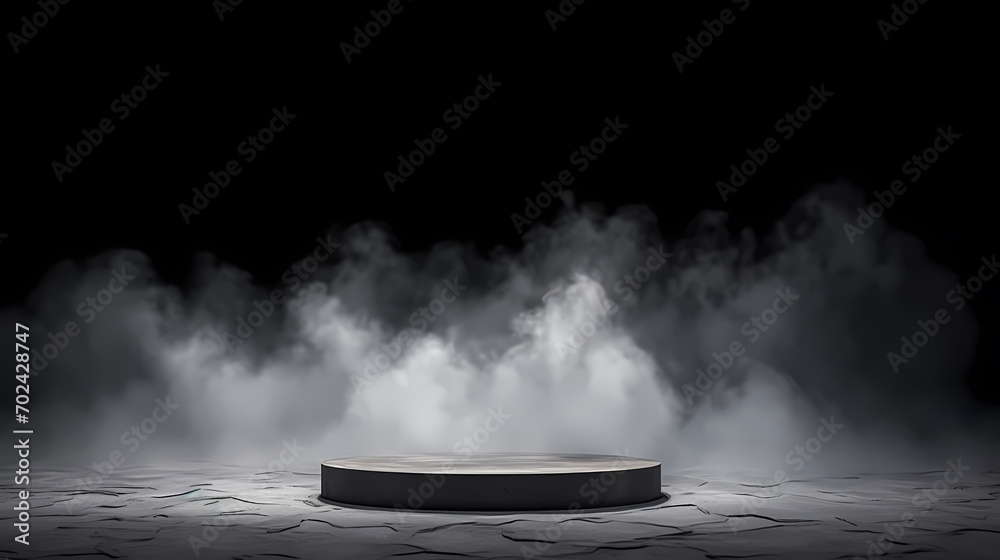 3D rendering minimalist background product booth, podium, stage, product commercial photography background, cosmetics booth - obrazy, fototapety, plakaty 