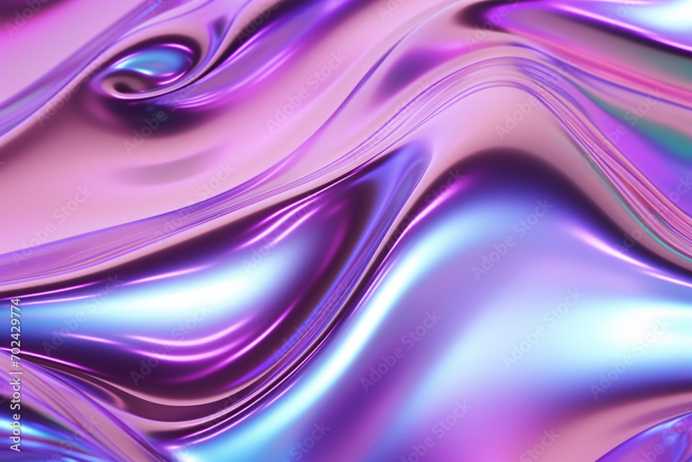 Abstract background holographic fluid foil metallic texture Abstract background holographic fluid foil metallic texture