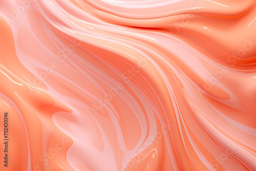 Abstract Peach Fuzz Color Swirls Trending