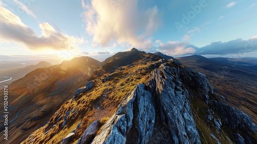 Panorama of the mountains © authapol