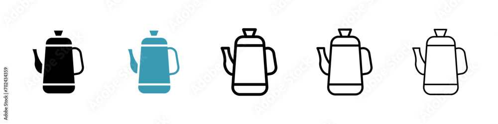 Percolate Icon Percolator vector icon set. Brew Machine symbol for UI design. Stock ...