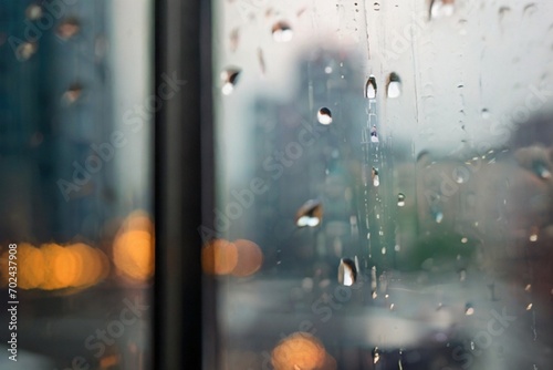 rain drops on window