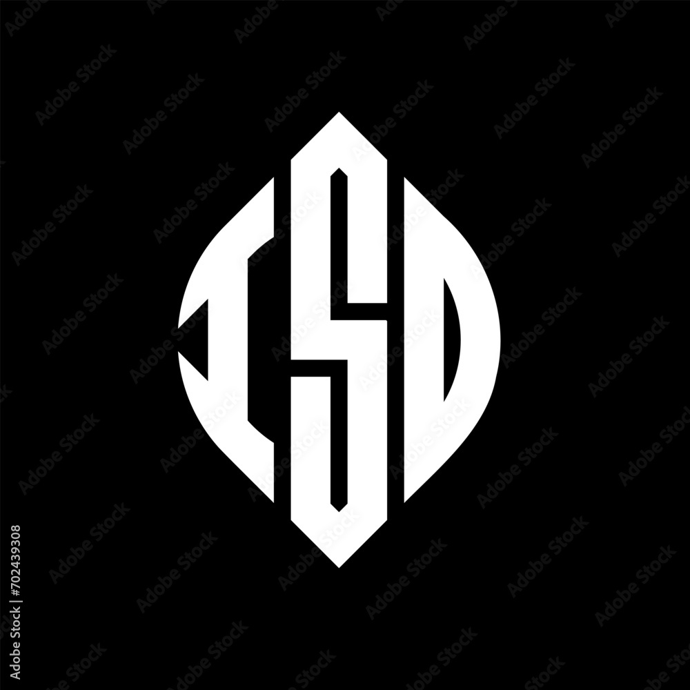 ISD circle letter logo design with circle and ellipse shape. ISD ellipse letters with typographic style. The three initials form a circle logo. ISD circle emblem abstract monogram letter mark vector. ISD circle letter logo design with circle and ellipse shape. ISD ellipse letters with typographic style. The three initials form a circle logo. ISD circle emblem abstract monogram letter mark vector.