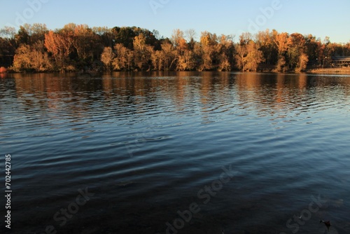 Rippling Autumn Lake