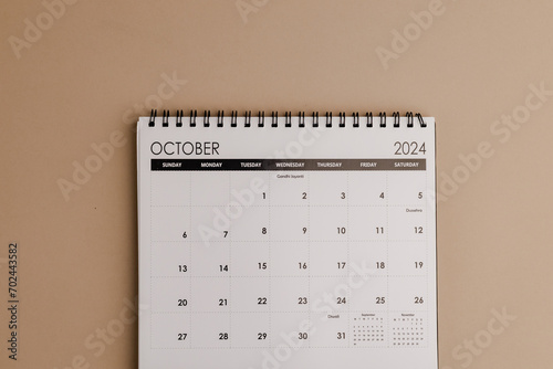 Calendar 2024, and calendar 2025 week start Monday corporate design template vector. Desk calendar 2024.	
 photo