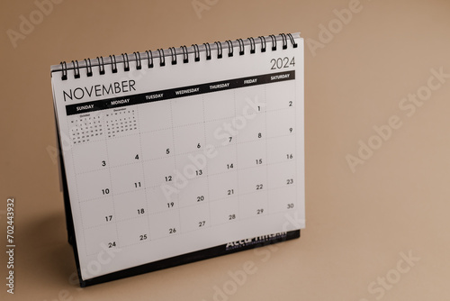 Calendar 2024, and calendar 2025 week start Monday corporate design template vector. Desk calendar 2024. 