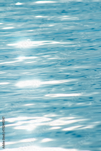 Aquamarine Sparkly Sunlit Lake or Sea Water (filtered photo)-Background, Border, Backdrop with Texture