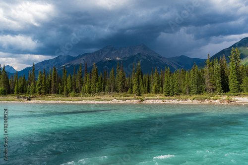 Green River with Storm Clouds, Kootenay National Park, Canada
