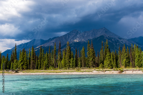 Green River with Storm Clouds, Kootenay National Park, Canada © TSchofield