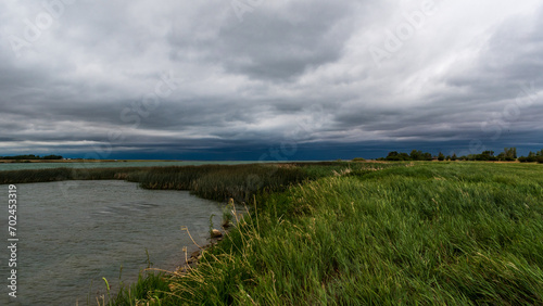 Thunderstorms Storms Over Alberta Prairie  Canada