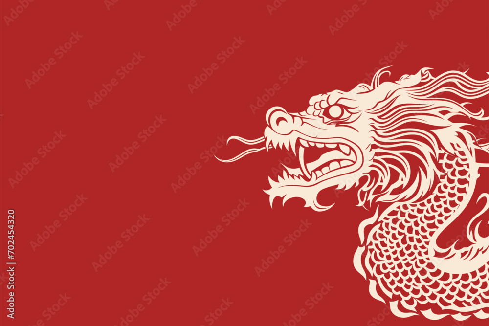 Vector gold china dragon symbol logo sticker label Vector gold china dragon symbol logo sticker label
