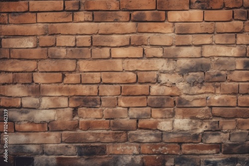 Brown brick wall texture 