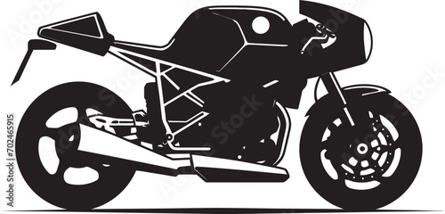 Precision Rider Vector Black Cafe Racer Emblem Dynamic Elegance Black Cafe Racer Icon