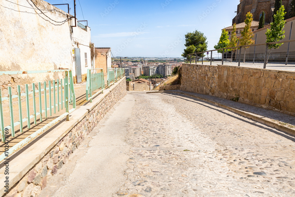 a street in the old town of Balaguer, comarca of Noguera, Province of Lleida, Catalonia, Spain a street in the old town of Balaguer, comarca of Noguera, Province of Lleida, Catalonia, Spain