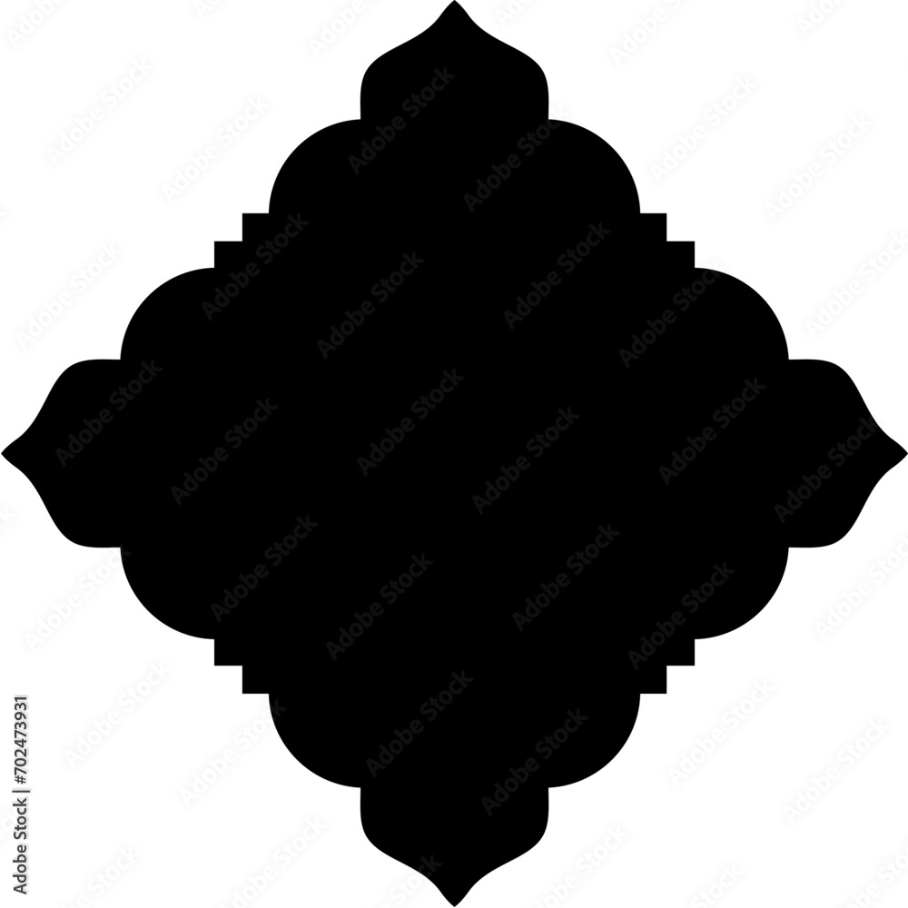 Islamic Amblem Design Glyph Black Filled silhouettes Design pictogram symbol visual illustration Islamic Amblem Design Glyph Black Filled silhouettes Design pictogram symbol visual illustration