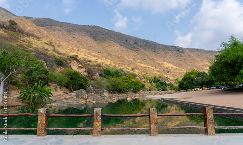 Ain RAZAT Spring  a well-known fresh-water spring and picnic spot close to Salalah.