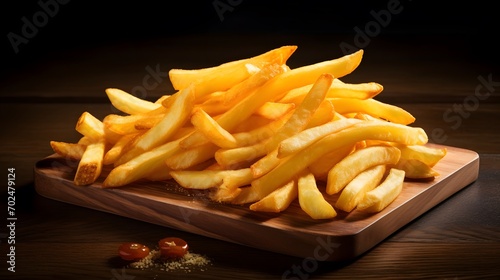 French fries portion.