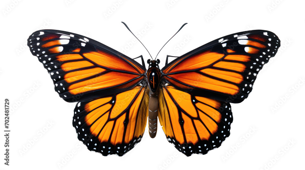 Obraz premium Butterfly monarch isolated 
