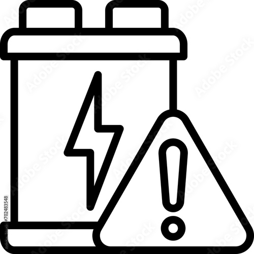 Caution - Battery