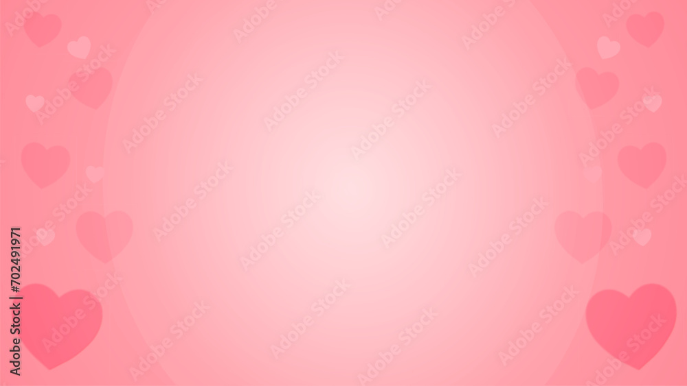 Valentine background, pink love. Suitable for content creators etc.
