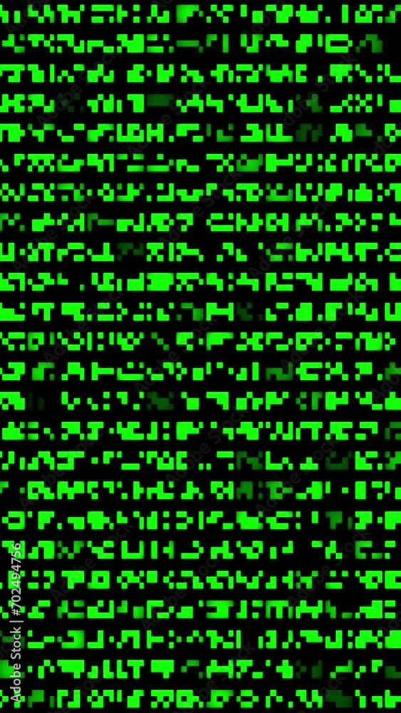 Square simple blocks of computer generated background vertical video Square simple blocks of computer generated background vertical video