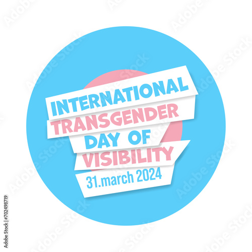 Graphic design for international transgender day