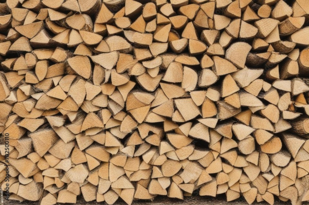 Split and stacked firewood on the whole screen is nothing superfluous. Split and stacked firewood on the whole screen is nothing superfluous.