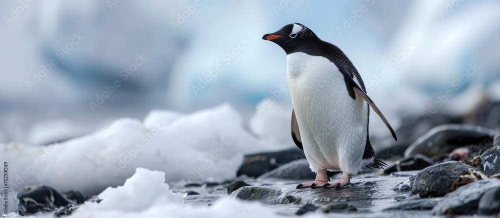 Fototapeta premium Antarctic adventure (Adelie Penguin)