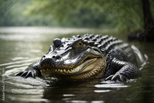 A majestic alligator