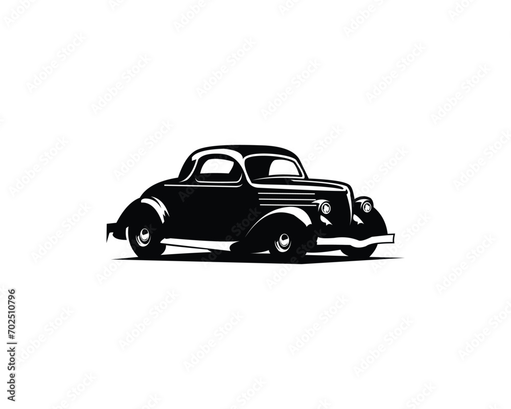 Ford caupe car logo - vector illustration, emblem design on white background