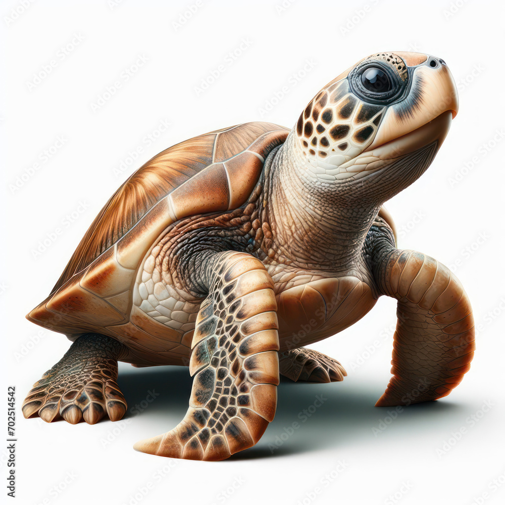loggerhead sea turtle, Caretta caretta, oceanic turtle, Tortuga boba ...