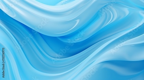 Blue waves abstract background texture. Print, painting, design, fashion. : Generative AI