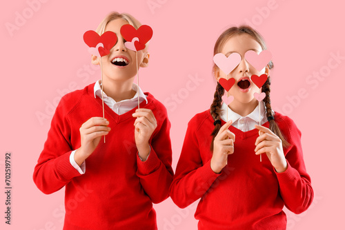 Funny little children with ...