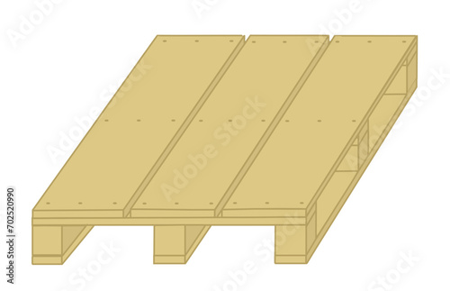 Wooden pallet - Works construction, DIY, industry, logistics, woodwork and joinery
