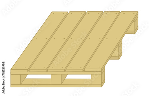 Wooden pallet - Works construction, DIY, industry, logistics, woodwork and joinery