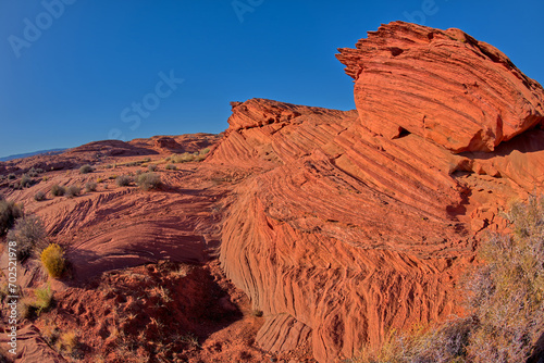 Hoodoo formation near the Spur Canyon of Horseshoe Bend Arizona.